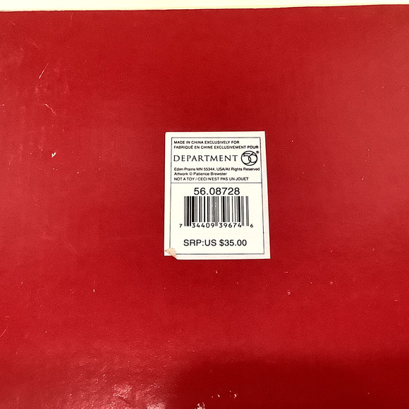 Krinkles * THE GIFT of GIVING * STOCKING HOLDER Patience Brewster Dept 56 - Picture 5 of 5